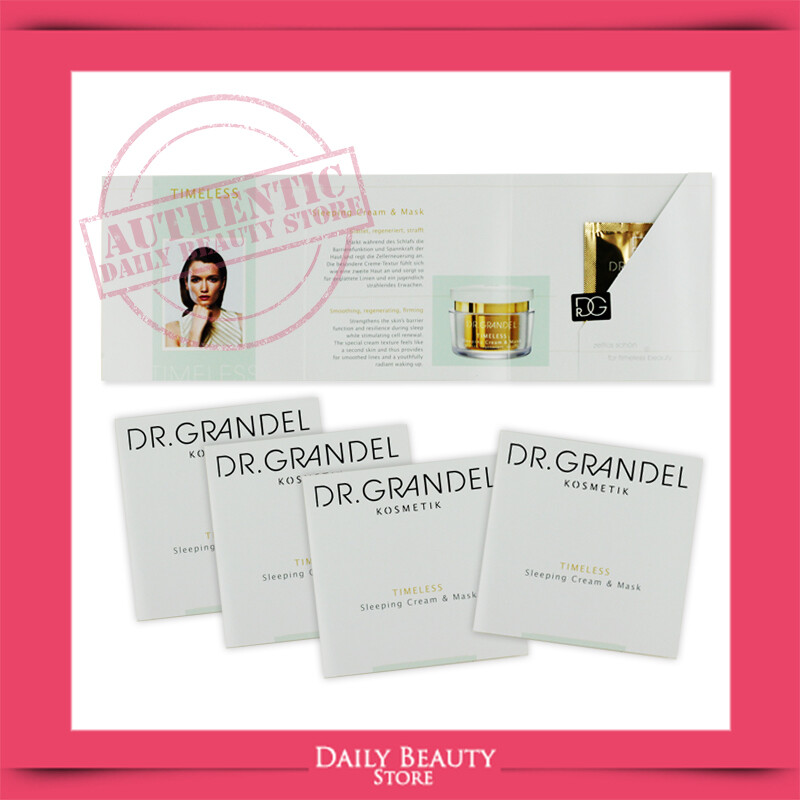 Dr.Grandel Timeless Sleeping Cream & Mask 5 Samples NEW FAST SHIP eBay
