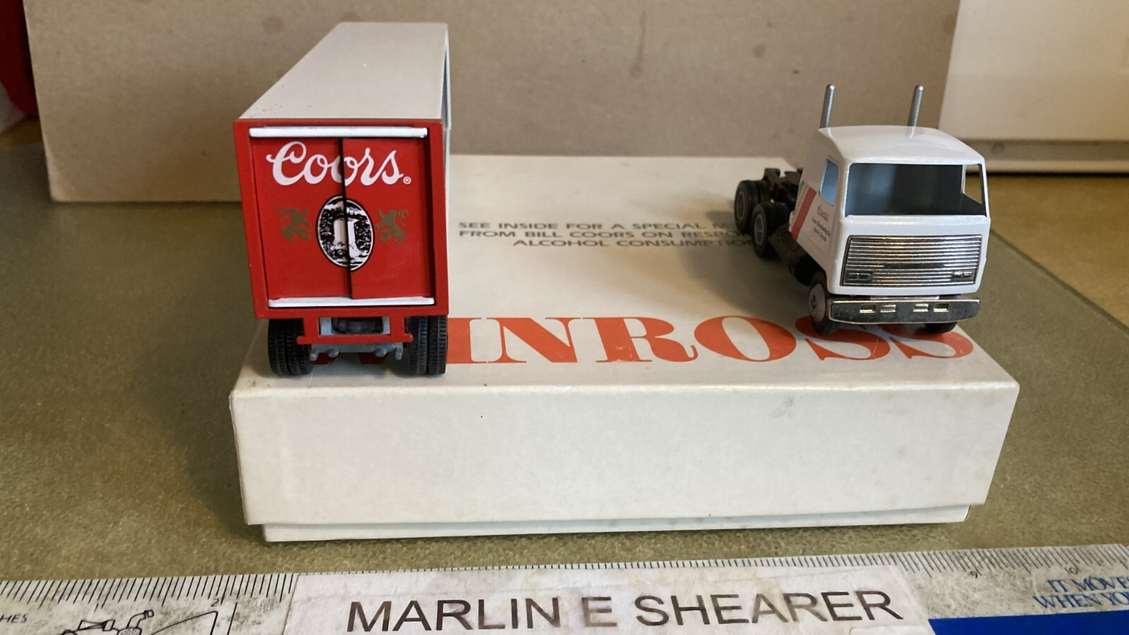 COORS BEER TRACTOR & TRAILER WINROSS TRUCK eBay