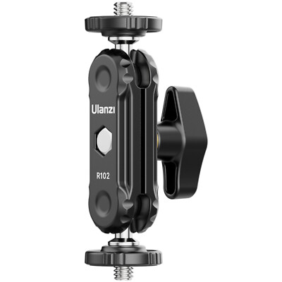 Ulanzi R102 Double 360° Ball Heads Magic Arm Holder Mount for Camera Monitor