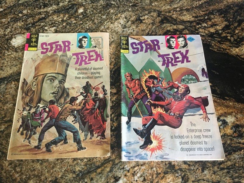 Star Trek #23 (3/74) & #27 (11/74) - 2 Gold Key Comics