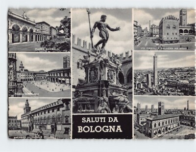 Postcard Saluti da Bologna Italy