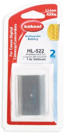 Hahnel HL-522 Replacement Li-Ion Battery for Canon BP-522/BP-535