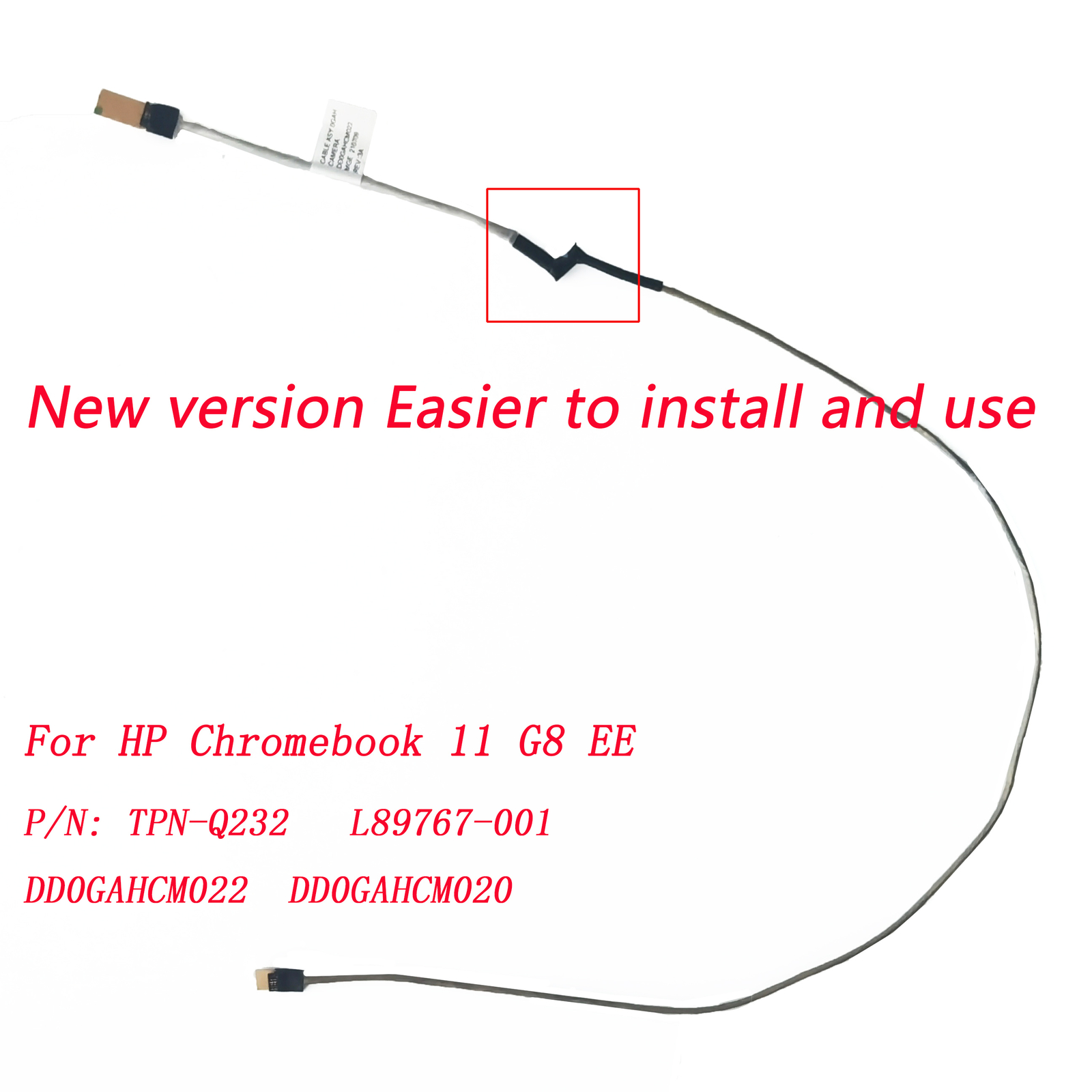 Webcam Camera Cable For HP Chromebook 11 G8 EE 11MK G9 DD0GAHCM022 DD0GAHCM020-image