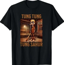 Funny Tung Tung Tung Sahur Italian Brainrot Meme Unisex T-Shirt