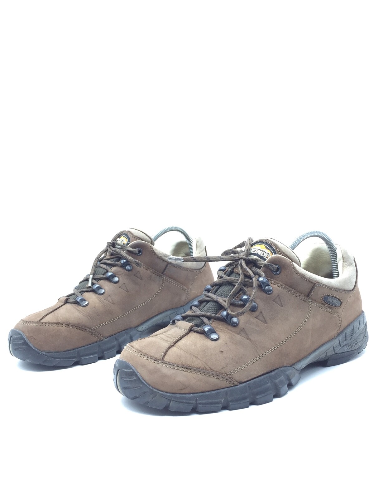 Meindl Lugano GTX Zapatos Trekking De Cuero Marrón Hombres T.42,5 US.9,5 UK.8,5
