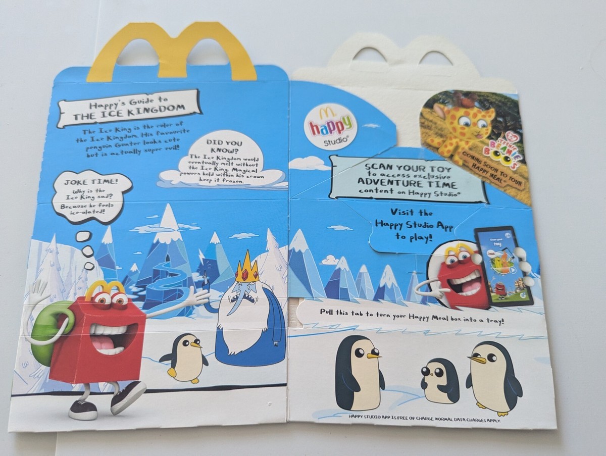McDonalds Happy Meal Toy Collector BOX Only Empty . Adventure Time