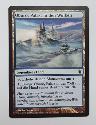 MtG - Oboro, Palace in the Clouds x1 - Kamigawa - Rare - Commander Land Staple 