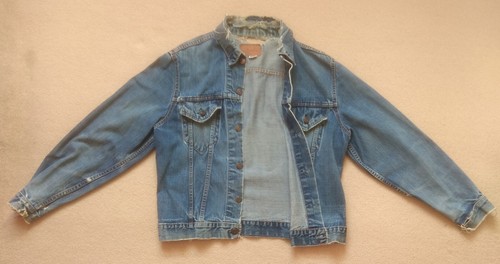 " Vintage " - 1980's - Levi's - Denim Jacket - Naturally Distressed - (medium) - Picture 2 of 12