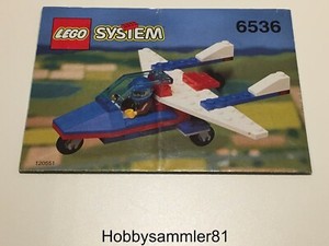 Lego 6536 System Town Bauanleitung Flugzeug Aero Hawk Ebay