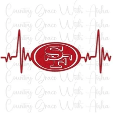 Sublimation Transfer San Francisco 49ers Football Ready To Press Heat Transfer