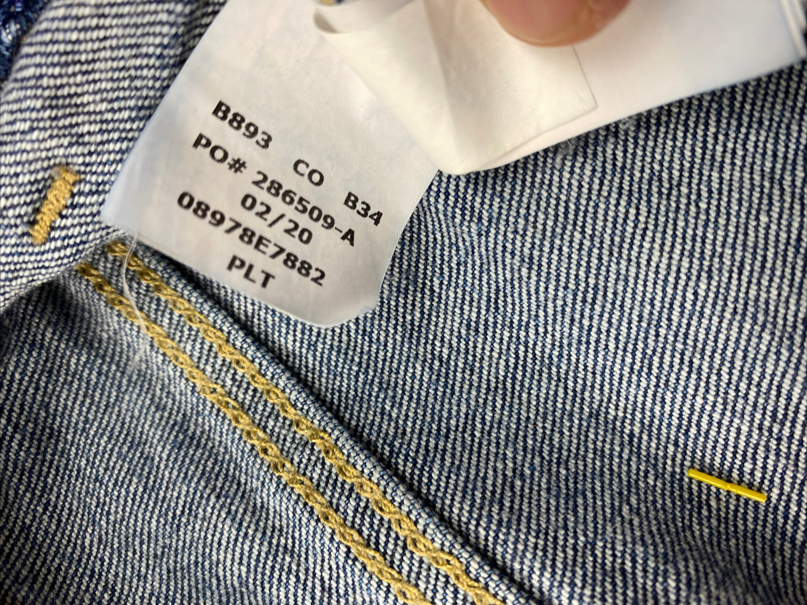 Tommy Hilfiger Denim Jeans Men's 36x32 Blue Straight Fit Dark Wash Cotton