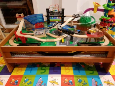 Imaginarium Metro Line Wooden Train Table Toys Indoor