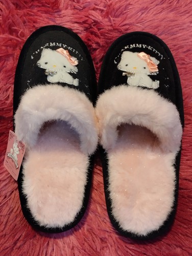 Charmmy Kitty Soft 10" Super Cute Slippers New Old Stock 2005 w/ Hangtag