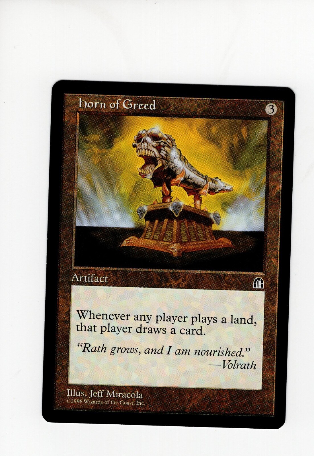 Horn of Greed Stronghold LP Magic the Gathering MTG b