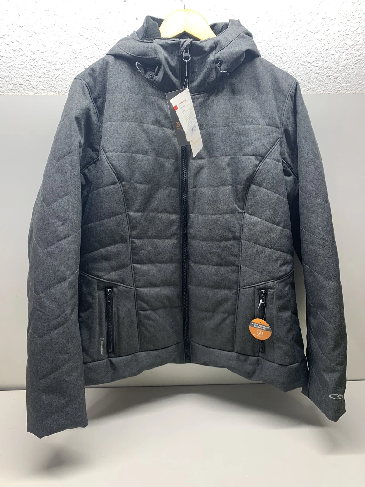 Champion Insulated Winter Jacket Grey Mens XXL New NWT
