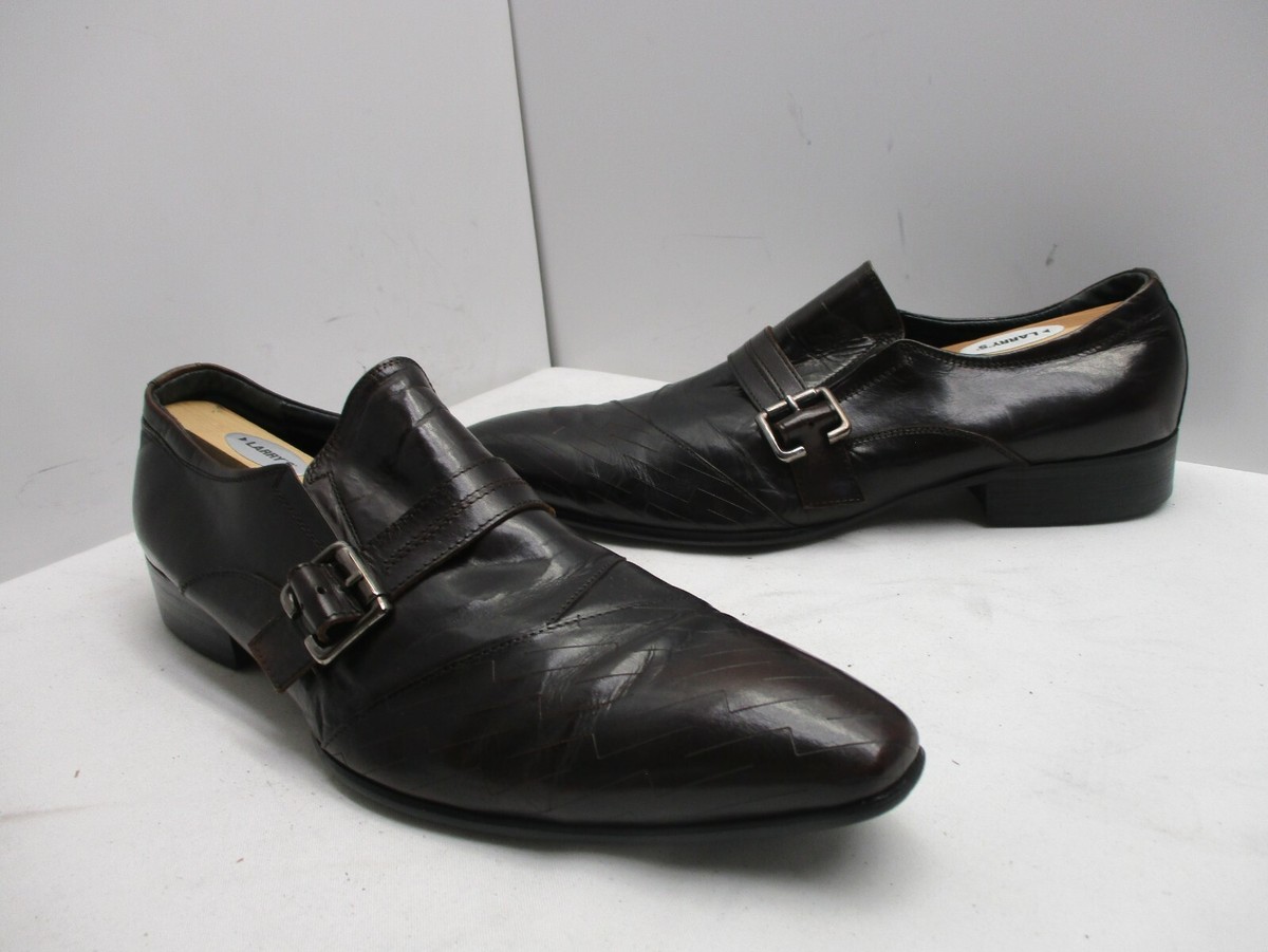 ALDO Brown Leather Slip On Dress Shoes Loafers Mens Size 43 