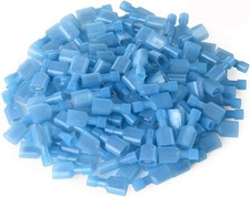 Blue Nylon Male Spade Connectors 16 14 AWG Quick Disconnect Wire Terminals
