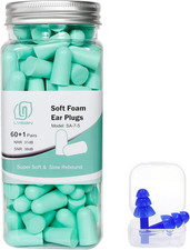 Ultra Soft Foam Earplugs for Sleep - 38Db Noise Cancelling Ear Plugs Perfect for