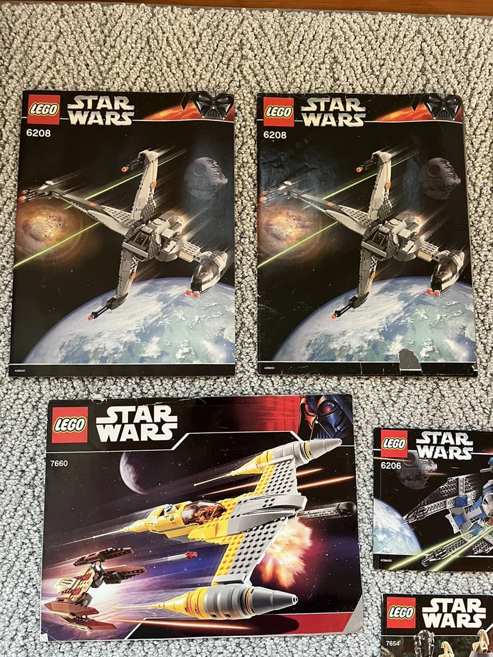 LEGO Star Wars Manuales de Instrucciones Lote: 7660 6208 7669 7668 6206 7657 ¡MUCHOS MÁS! Foto 2 de 4