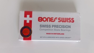 Bones Swiss Precision - Präzisions Skateboard Kugellager / Bearings (8er Pack)