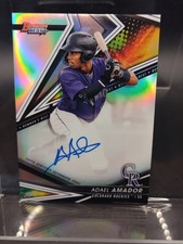2022 Bowman’s Best Baseball Adael Amador Best Of 2022 Auto #B22-AAM Rockies