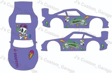 Universal graffiti skull HW logo 1/64 custom water slide decal for Hot Wheels