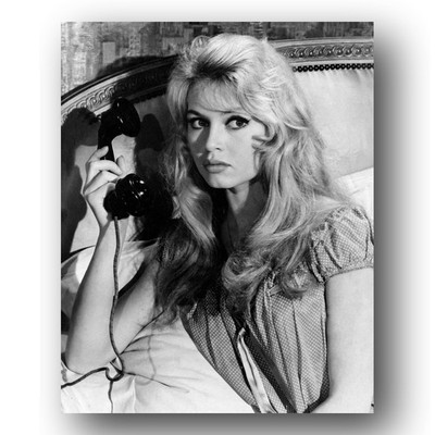 Brigitte Bardot Photo 8x10 Iconic Glamour Portrait French Cinema Star-9