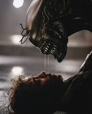 ALEX LAWTHER signed autograph 20x25cm ALIEN EARTH in person autograph COA