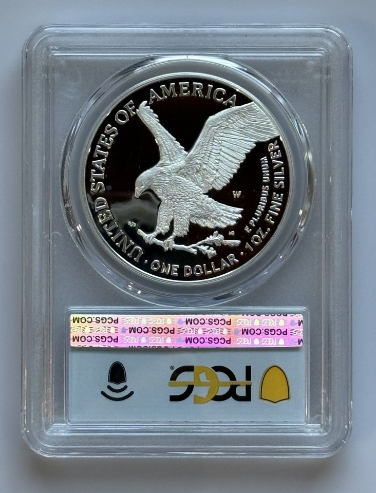 2025-W Proof $1 American Silver Eagle Army Privy PCGS PR69DCAM First ...