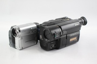Vintage Handheld Video Cameras Inc Sony CCD TRV27E & DCR HC14E Working x 2