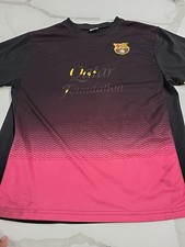 FC Barcelona Distressed Deportiva Mexican Unisex Soccer Jersey Size Adult Large 