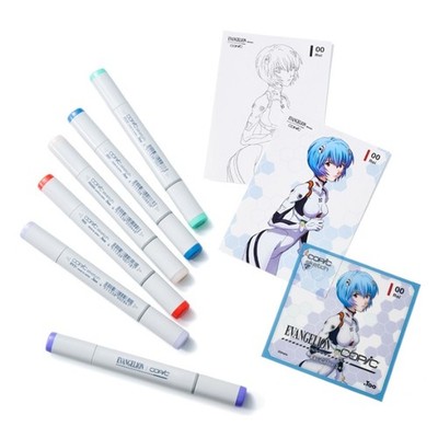 Copic] Evangelion x Copic Sketch 6-Color Set Shinji | eBay
