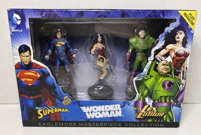 Eaglemoss Masterpiece Collection Superman Lex Luthor Wonder Woman NEU IM KARTON