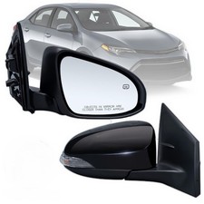 Right Passenger Side Mirror Compatible With Toyota Corolla 2014-2018 With Hea...