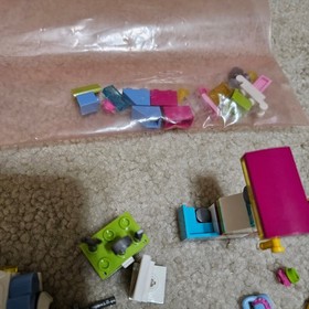 LEGO FRIENDS: Heartlake Puppy Daycare (41124) and Mia's Roadster 41091 Used