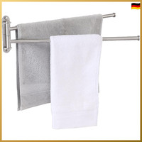 Handtuchhalter 2-Armig Schwenkbar Edelstahl 50Cm Badezimmer Wandmontage ZubehöR