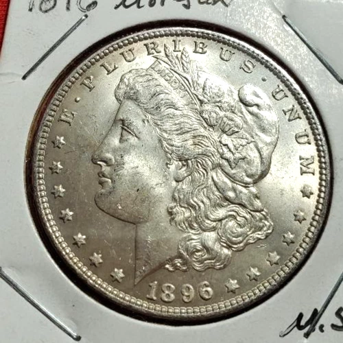 1896 Morgan Silver Dollar .90 Silver UNC *920*