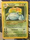 Pokémon TCG Venusaur 15/102 Base Set Holo Vintage 1999 WOTC Moderately Played