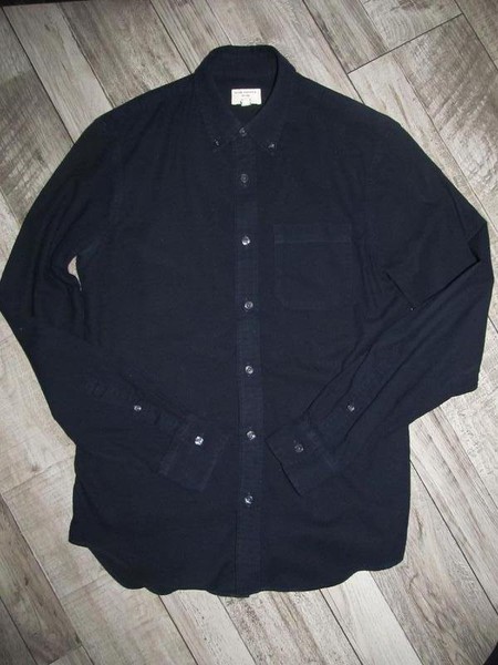 Men Club Monaco Shirt Navy Velvet 34 / XS / 42
