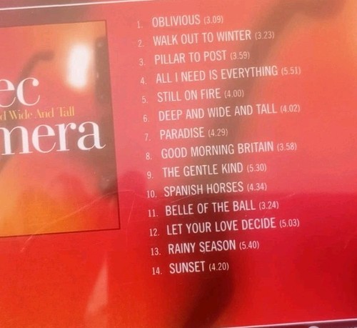 Aztec Camera knife CD (1984) WEA Records No Barcode+ Deep And Wild And Tall 2005 - Picture 4 of 7