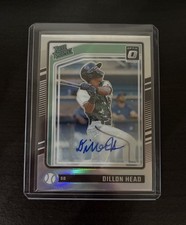 2024 Panini Donruss - Dillon Head #178 Silver Prizm Optic Auto Prospect - Padres