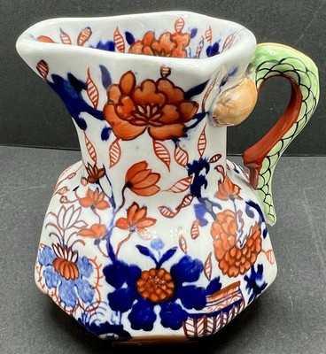 Mason s Ironstone Gaudy Welsh Miniature Jug 3.75  Tall C 1840s Excellent Cond