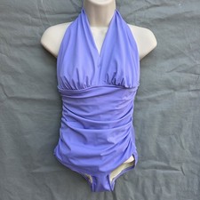 Magicsuit by Miraclesuit Claudia Halter Light Purple One Piece Swimsuit Summer