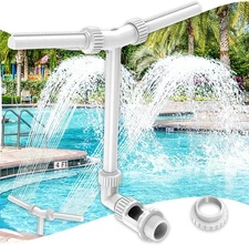 Pool Fountain, Dual Spray Swimming Pool Accessories for Above Ground/Inground...