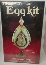 Vintage MRC Royal Family Egg Craft Kit The Teardrop Easter Egg 1100-798