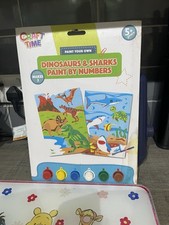 Peinture Craft Times dinosaures et requins par numéros