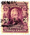 USA 1902 Andrew Jackson 3 Cent Postage Stamp Violet Used Sc 302 SA 491 — photo 3