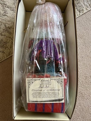 Vintage Katherine s Collection Jiggle Jack Figure Wayne Kleski Halloween Clown