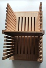 Bread Cutting Board and Crumb Holder Wooden Slicer 1cm Thickness Homemade Bread