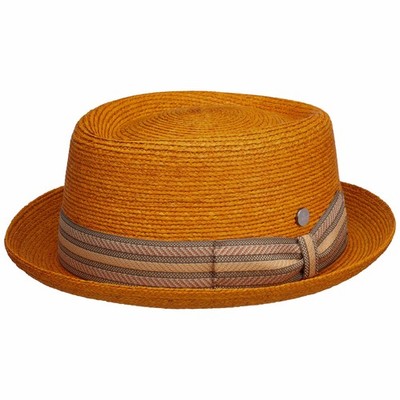 LIERYS Oakleford Pork Pie Raffiahut Porkpie Pork-Pie-Hut Strohhut Sommerhut